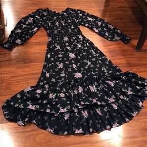 Phase II floral high low dress